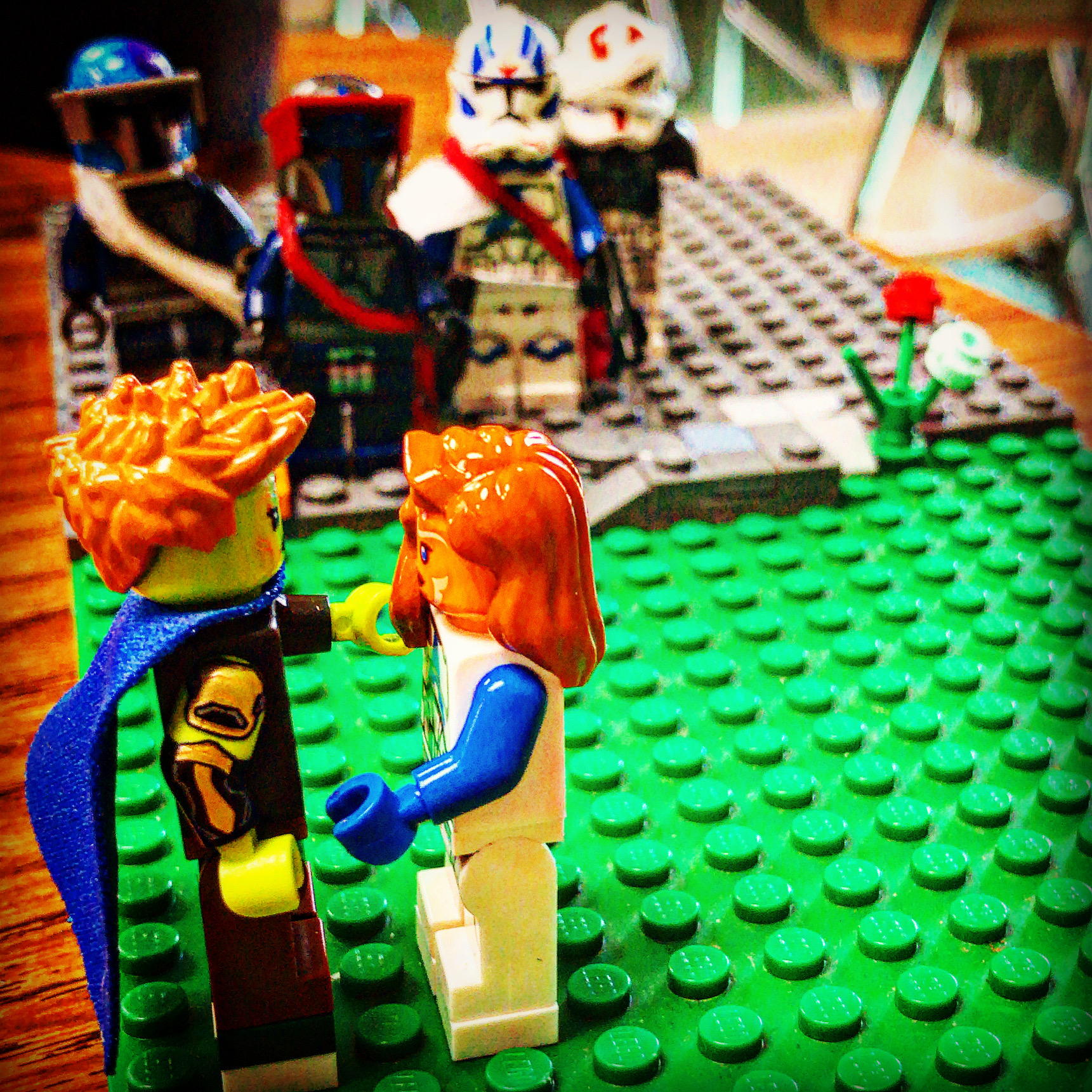 Lucia- You are my Daughter. We came from a faction set for peace and ready for war. Your mother, Queen Sharoo was a brave warrior and she wanted me tp protect you. If you see their cause as something true then join them. I swore to never bear arms again, but to protect you, I will.